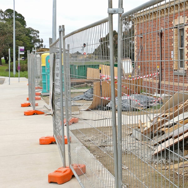 what's the process for booking the removal of the temporary fence after my job or even is finished